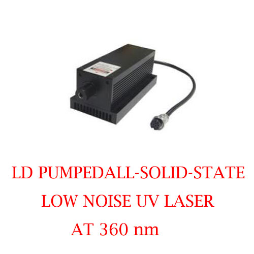 Long Lifetime Easy Operating 360nm Low Noise UV Laser 1~50mW